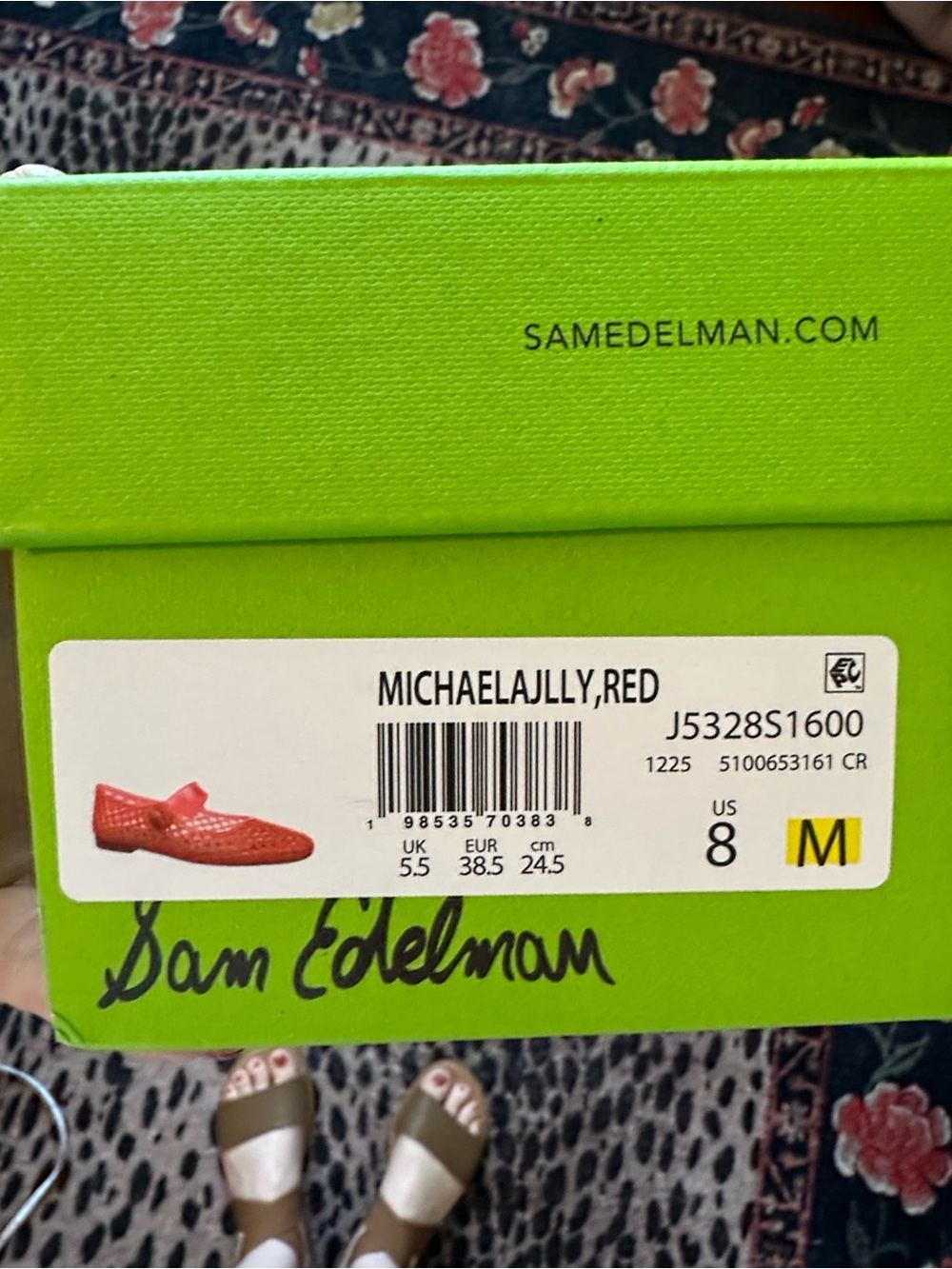 Sam Edelman Michaela Jelly Jane Flat - Picture 3 of 3